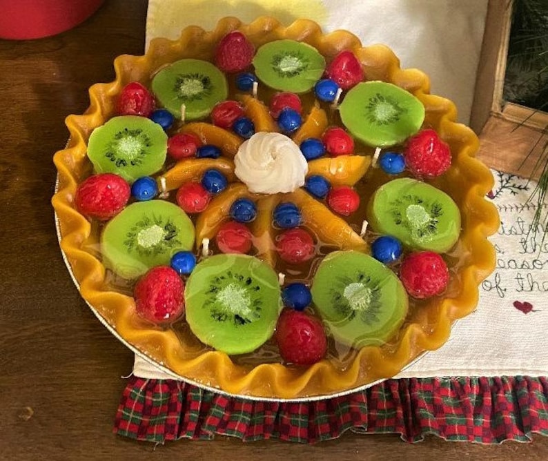 Tropical Fruit Pie Candles that look and smell amazing Etsy