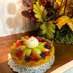 Fruit Pie Candles - Realistic 5&quot;
