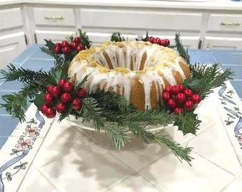Cinnamon Sugar Pound Cake Candle. Full Size Cake!