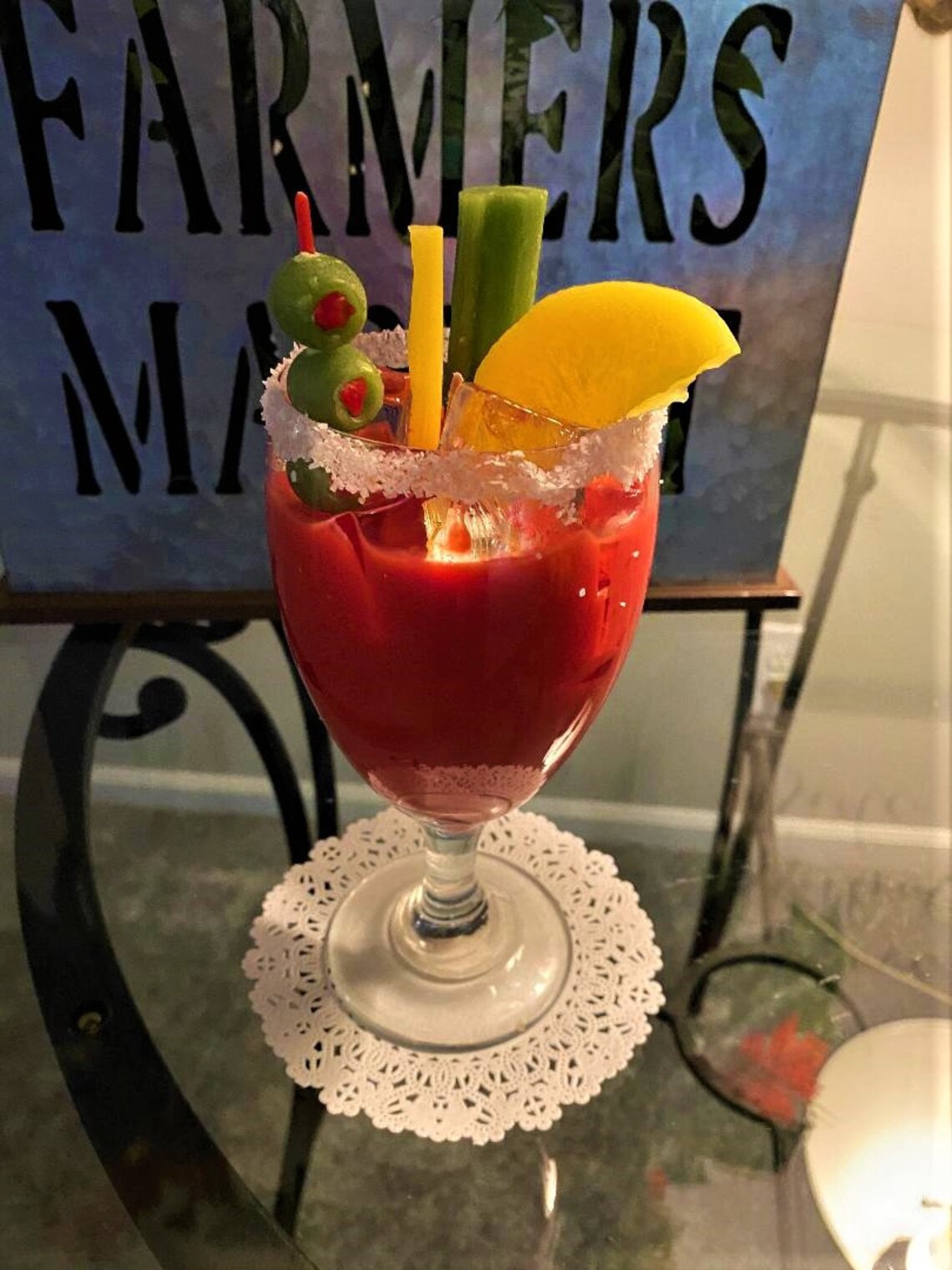 Bloody Mary Candle That Looks and Smells Amazingly Real Etsy