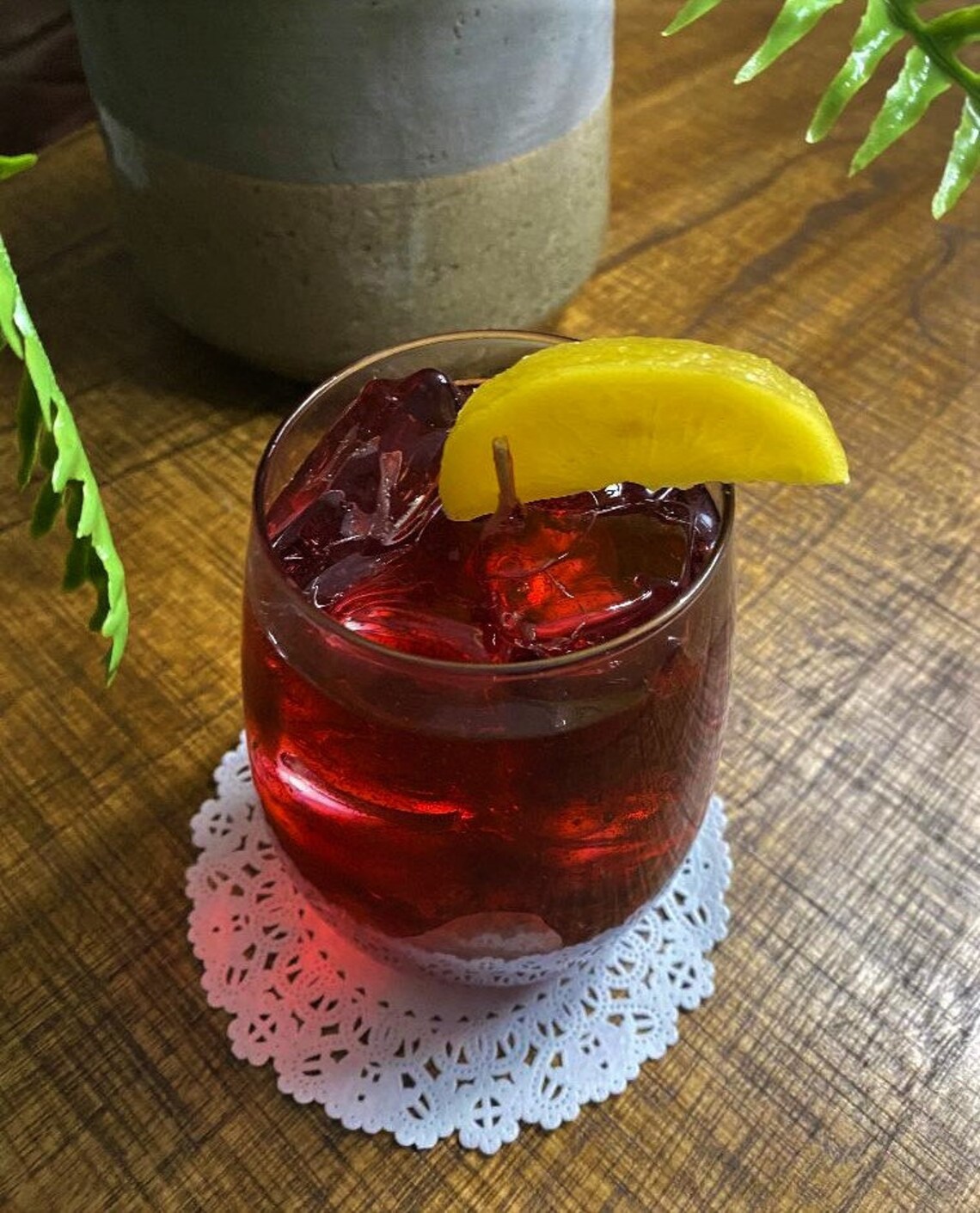 Red Wine Sangria gel wax candle Smells so real Drink Etsy