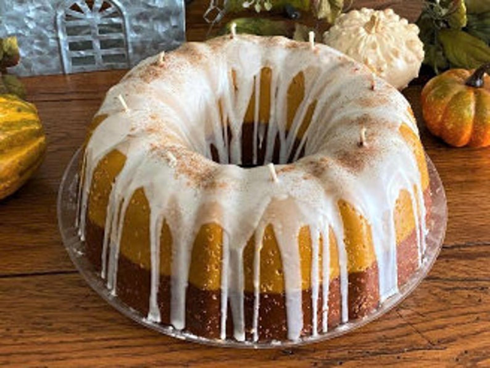 Banana Nut Bundt Cake Candle. Full Size Cake Home Decor Etsy