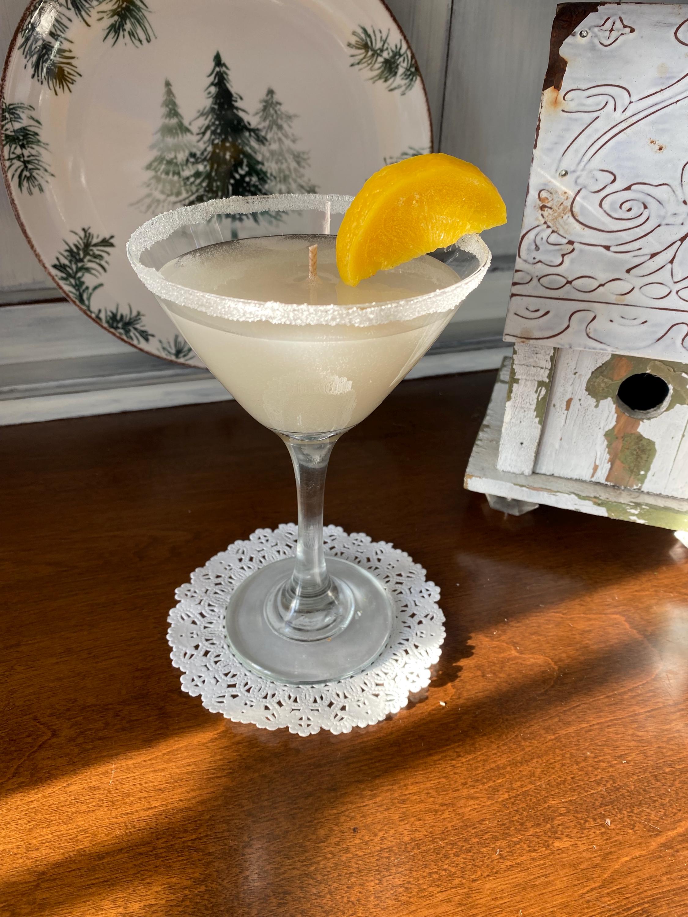 Lemon Drop French 75 Martini Cocktail Candle Gift - Etsy 日本