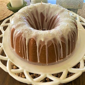 Salted Caramel Bundt Cake Candle. Full Size Cake!