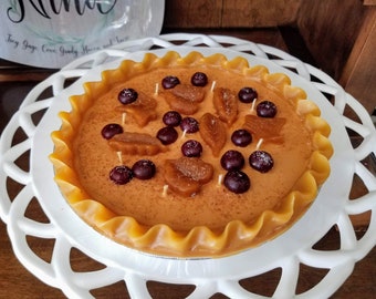 Pumpkin Spice Pie Candle - Full Size 9 "