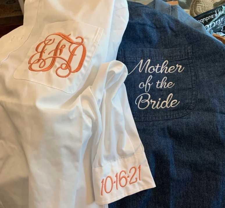 mother of the bride button up shirt
