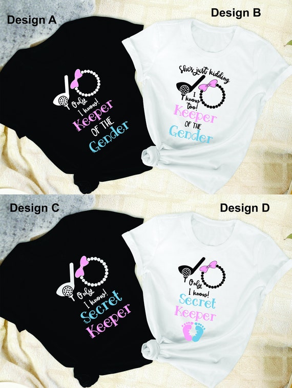 Keeper Of The Gender Reveal T Shirt Baby Shower Party Gift Keeper Of The Gender Reveal T Shirt Baby Shower Party Gift