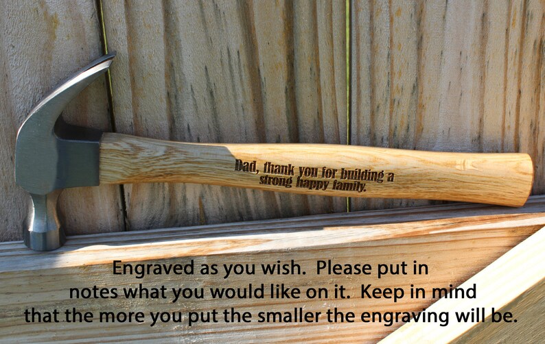 personalized hammer for dad