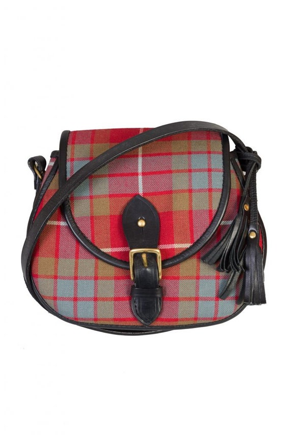 Dyce 02 Tartan Saddle Handbags