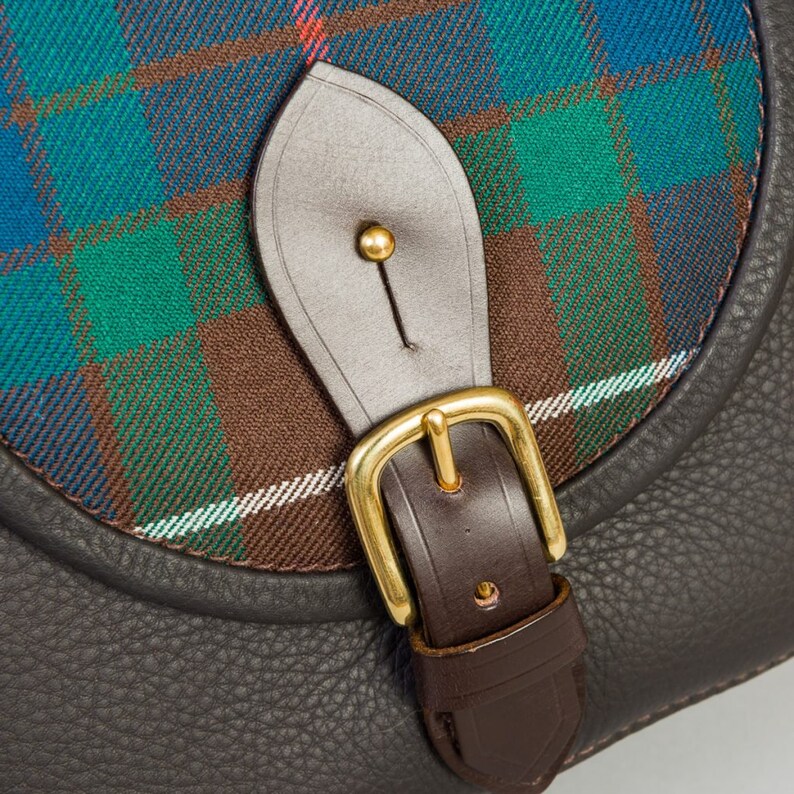 Johnston Ancient Tartan Saddle Handbags