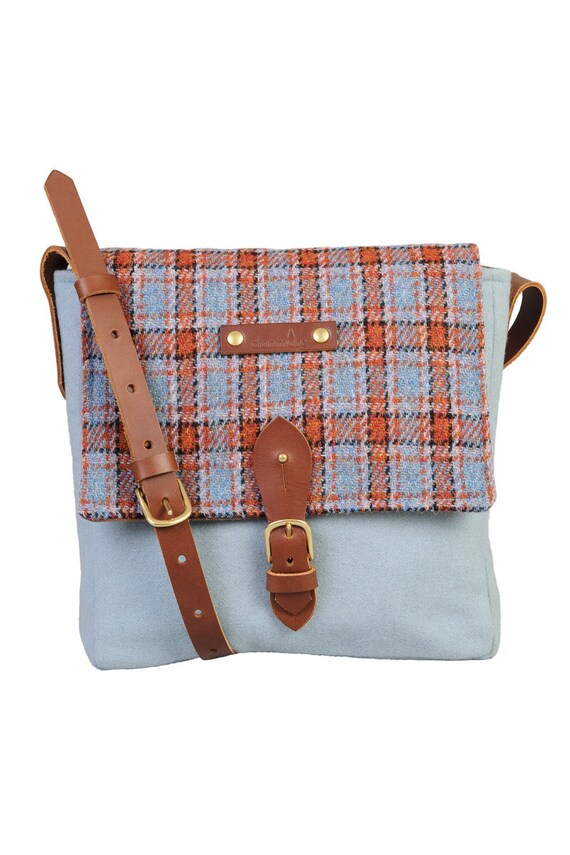 harris tweed satchel bag