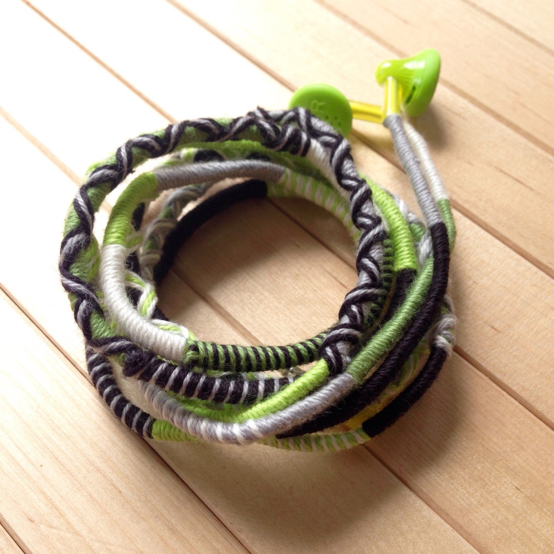 Earbuds Wrapped Earbuds Iphone Earbuds Colorful Earbuds Etsy