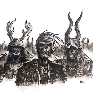The Gathering Print by YoltonsArt