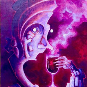 Snob del vino I por YoltonsArt