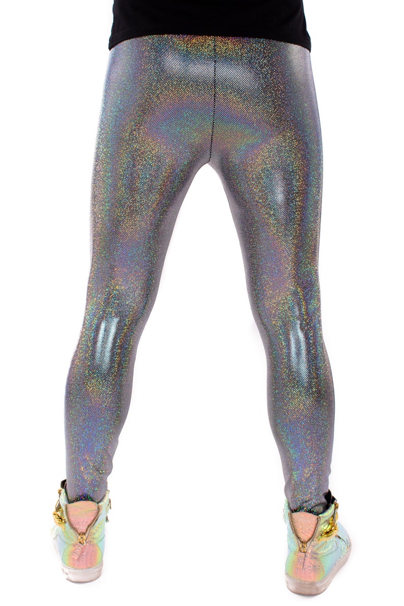 8 COLORS Sparkle Holographic Meggings: Iridescent Colorful - Etsy