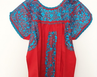 Mexican embroidered dress, Oaxaca dress, Pure Love Dress, San Antonio, Mexican Dress, Antonino, Mexican style, 70s dresses, Mexican Wedding