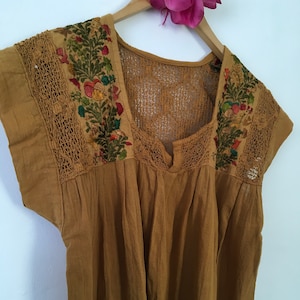 Mexican blouse, Size S,M,L,XL,XXL, Top Oaxaca, mexican tops for women, beautiful embroidered shoulder, unique style, embroidered in mexic