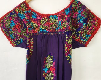 Mexican Embroidered Dress