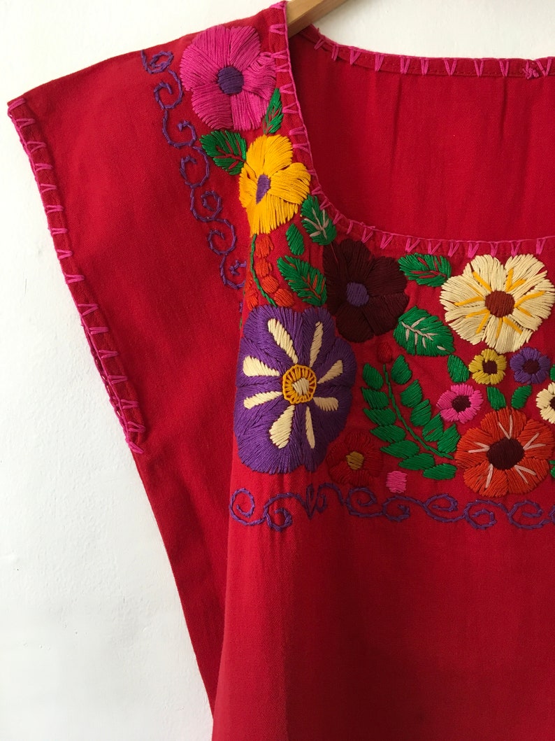 Top Floral Shirt Mexican Top Embroidered Top Embroidered Shirt Womens Shirt Handmade Shirt Mexican Shirt