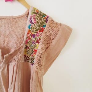 Blusa Mexicana, Top Mexico bordado al hombro, talla S,M,L,XL,XXL, oaxaca Top, hecho a mano