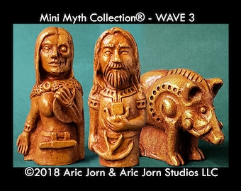 The Mini Myth Collection® WAVE 3 (Hel, Freyr & Gullinbursti)