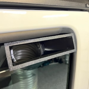 ECOFLOW Wave 2 & 3 Exhaust 5in or Intake 6&quot; Duct to square for easier window mounting