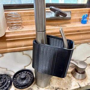 Kitchen Sink Adjustable Faucet Lock for Child or Cat - Prevent Turning on, Quick Disengage