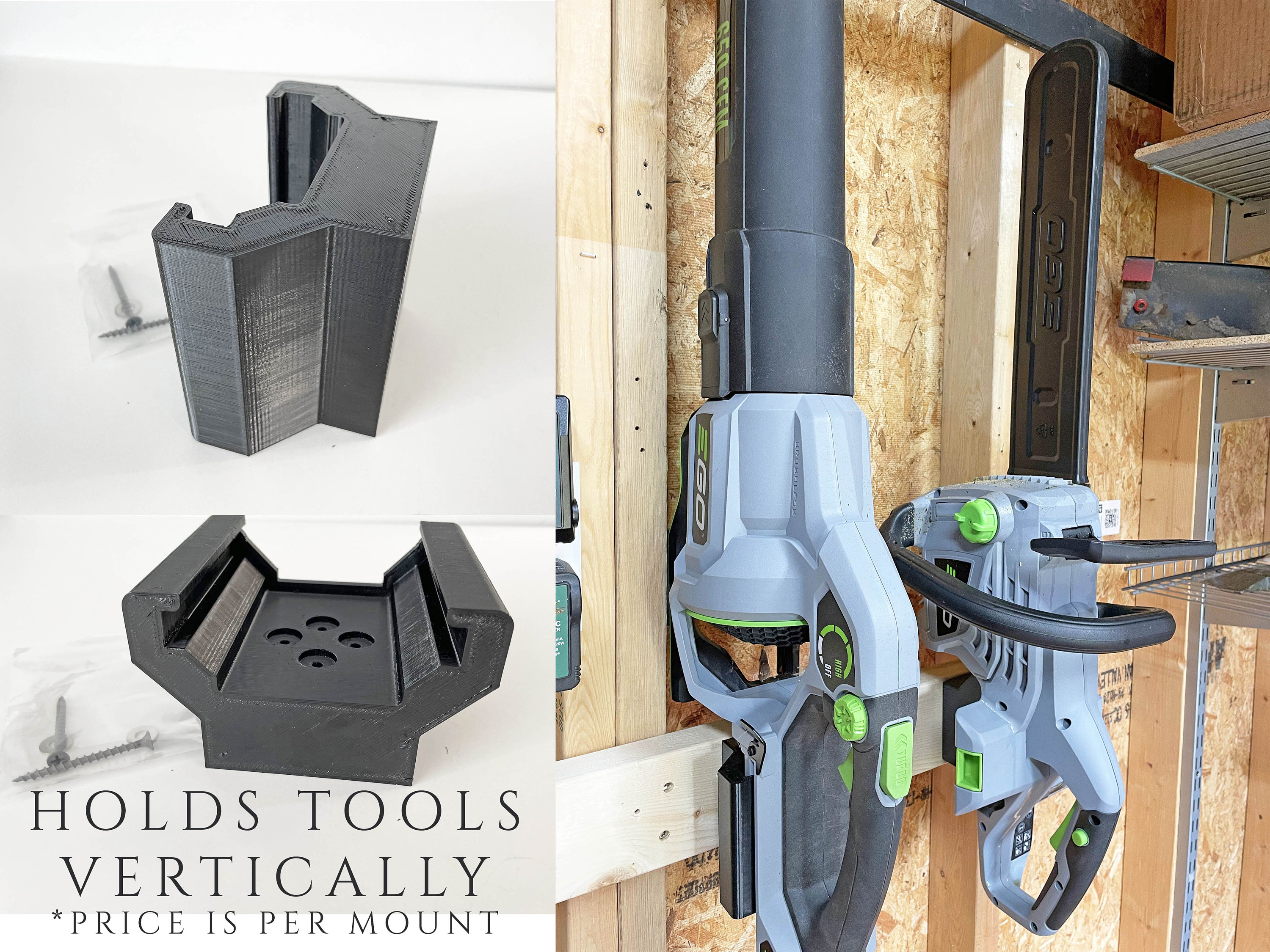 EGO Tool Wall Mount: Vertical Storage, Space Saving - Etsy