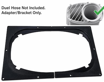 AC Vent Exhaust Hose Adapter Plate for Window, Sliding Door, Wall compatible for Whynter & Midea Duo