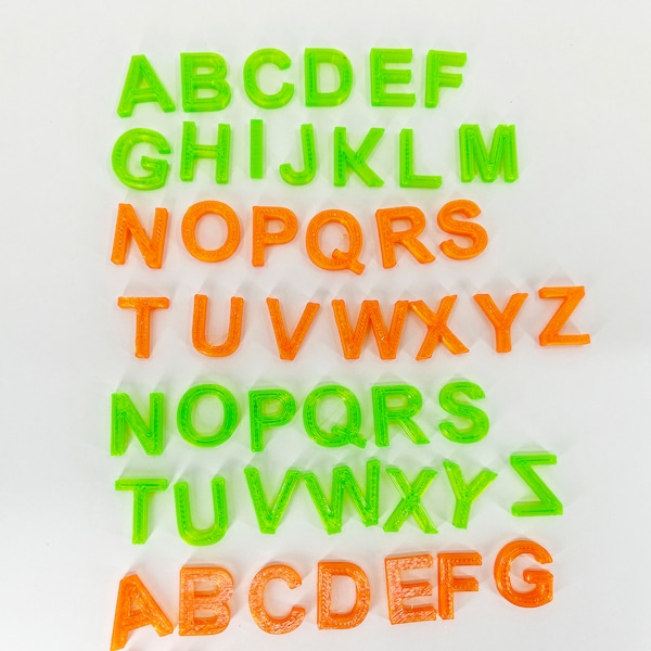 1/2" Neon green - Neon Orange display numbers & letters 0-9, A-Z