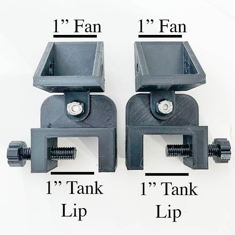 Aquarium fish tank cooling fan hanging brackets set of 2 brackets image 4