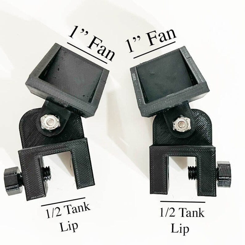 Aquarium fish tank cooling fan hanging brackets set of 2 brackets image 7