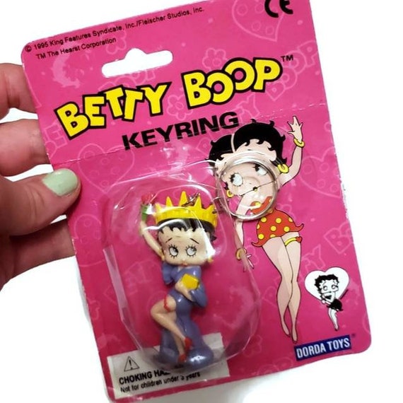 Betty Boop Red Lanyard Key Chain Betty Boop-Oop-A-Doop!