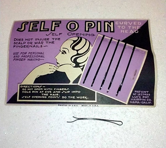 20s Art Deco Flapper Hair Pins Bob HairPins Clips… - image 2