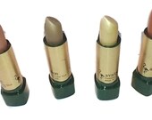 1960s New FROST Lipstick Frosted METALLIC Lipstick Tube Case Twiggy Makeup Avalon Cosmetics 60s Mod White Frost, Bronze Rose, Gold Lip Stick