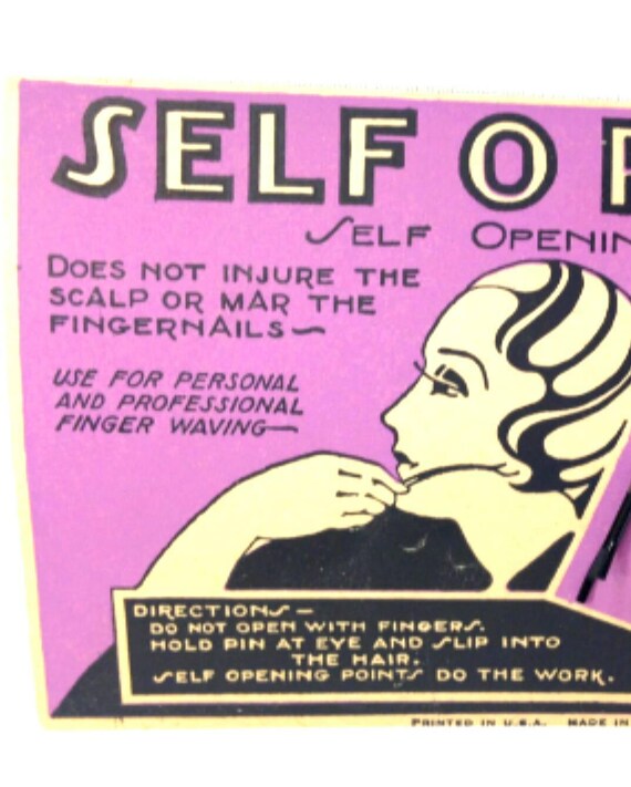 20s Art Deco Flapper Hair Pins Bob HairPins Clips… - image 6