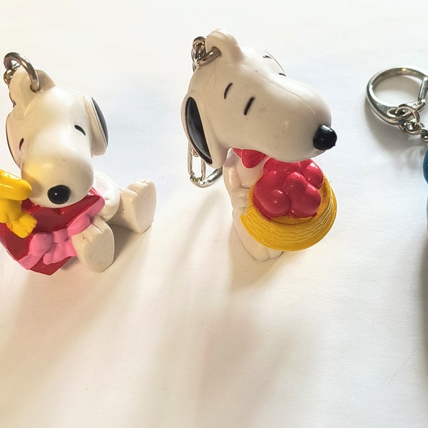 Vintage Snoopy Keyring Etsy