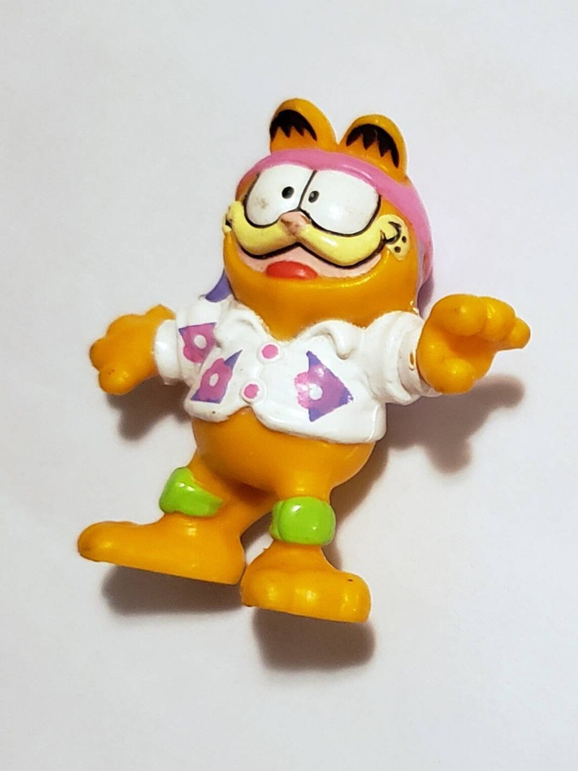 Set of 3 80s GARFIELD Sporty Action Figures Fitness Poses Etsy