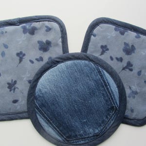Denim Potholders & Trivet