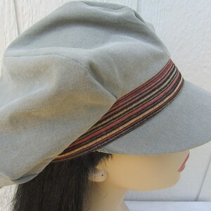 Sage Green Denim Hat - Size Large
