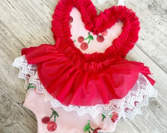 cherry first birthday cherry birthday romper photo prop happy birthday cherry