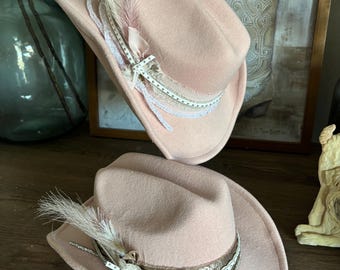 little girls 12-24 month cowgirl hat baby cowboy hat pink cowboy hat girls size 3-7 year old and 8-12 year order by 12/14 for Christmas