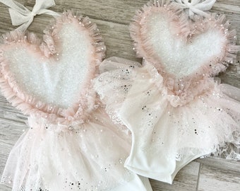Valentine’s Day romper Sitter romper limited edition “sugar fairy” romper floral crown toddler romper girls dresses sitter props SALE