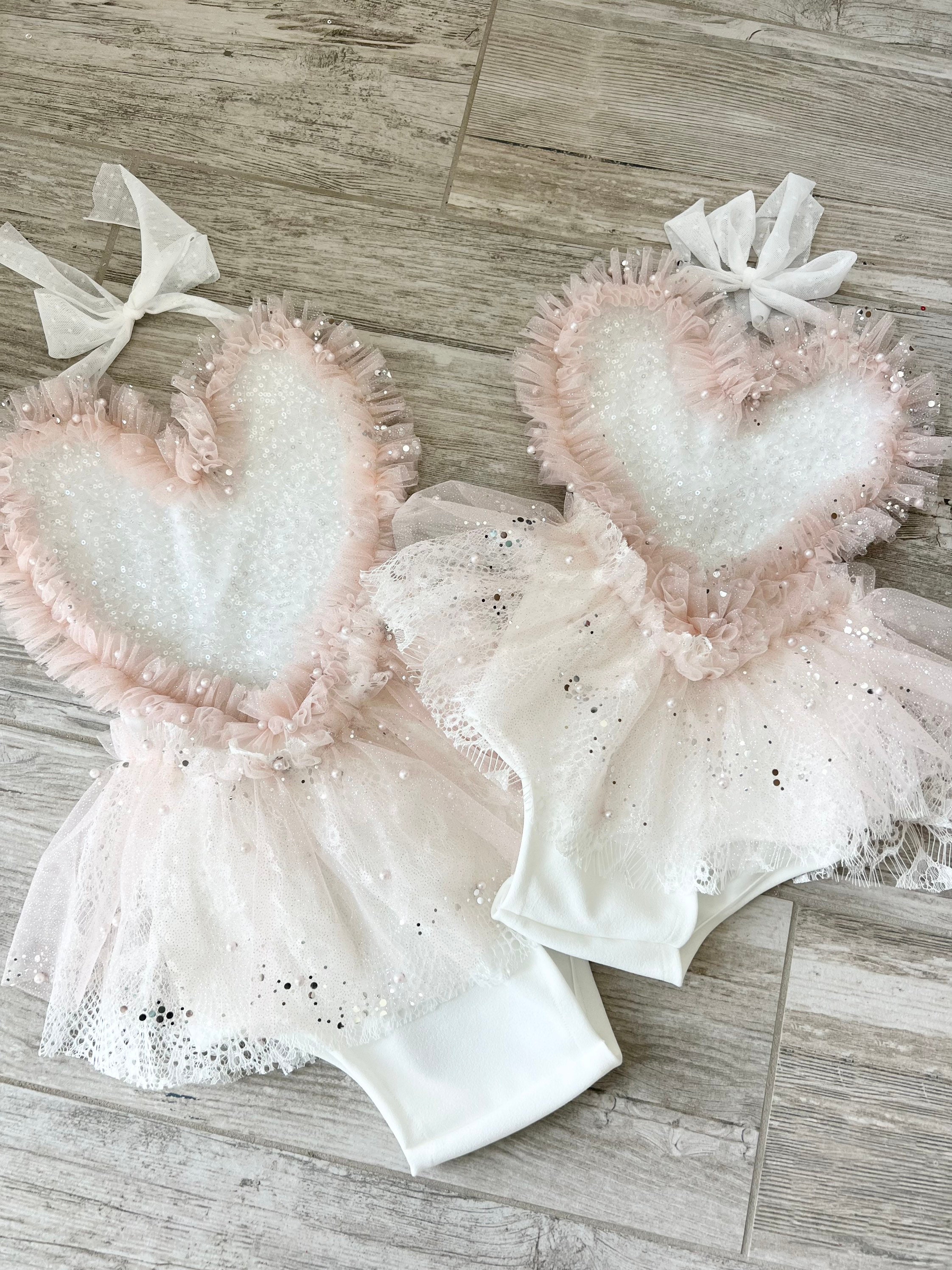 Valentine's Day romper Sitter romper limited edition "sugar fairy" romper floral crown toddler romper girls dresses sitter props SALE