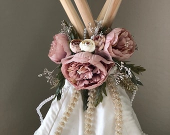 Floral teepee topper