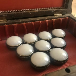 Antique Motorcycle Fork Caps Milkglass Screw on Lids Caps