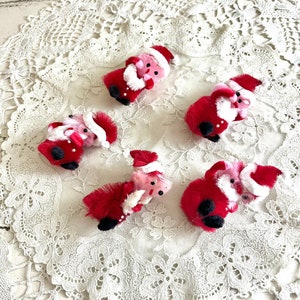 Vintage Pipe Cleaner Santas