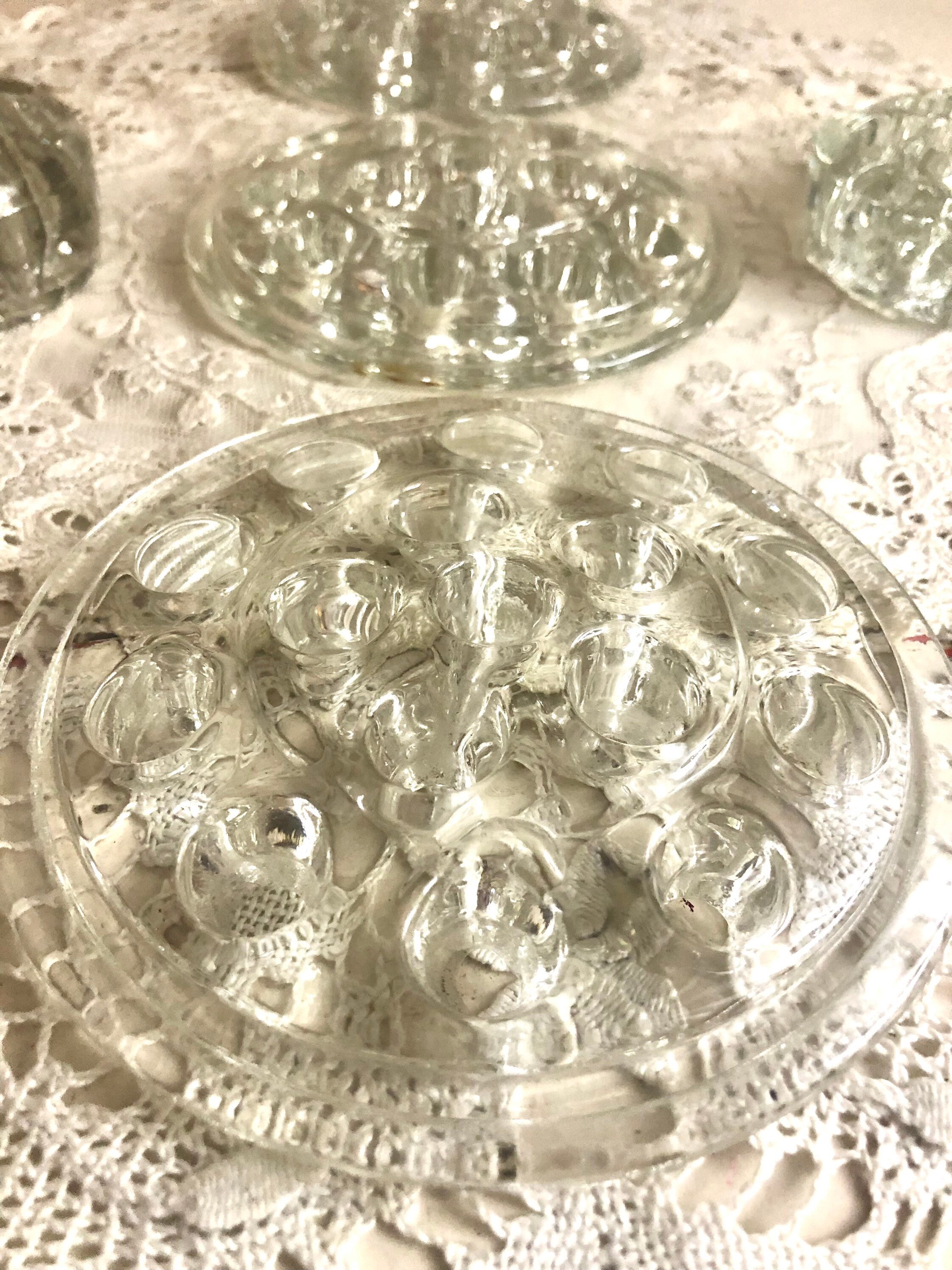 Vintage Glass Frogs Set of 5 Etsy