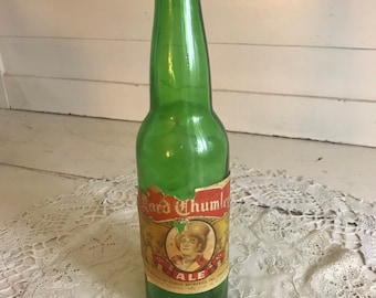 Vintage Lord Chumley's Ale Fles met label en pet