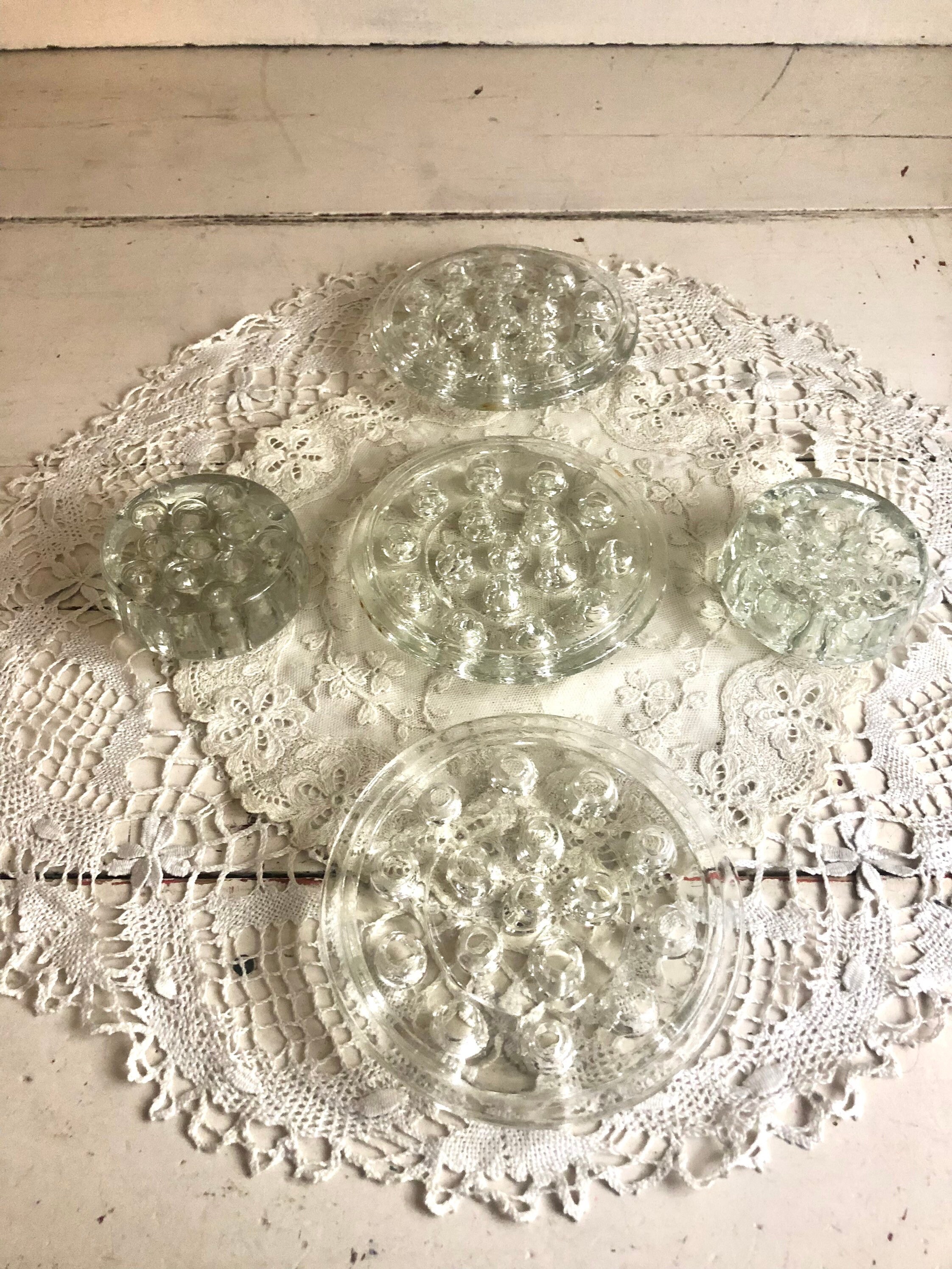 Vintage Glass Frogs Set of 5 Etsy